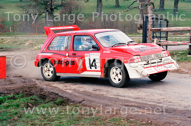 John Price Rallying tonylarge.net | John Price Rallying Longleat Stages, 27th February 1988